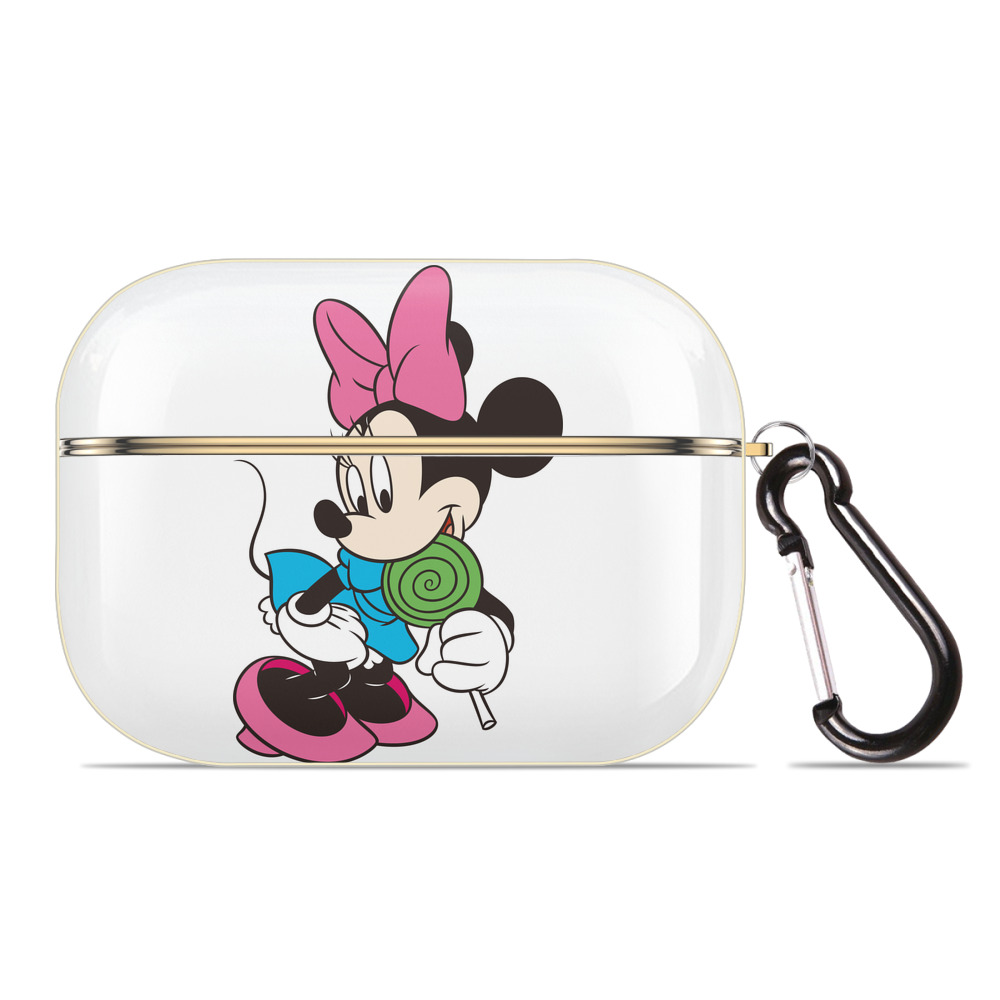 （画像用） ミッキーマウス Mickey Mouse 【AirPods Pro用】ハードシェル保護ケース｜耐衝撃・防指紋・カラビナ付き商品仕様