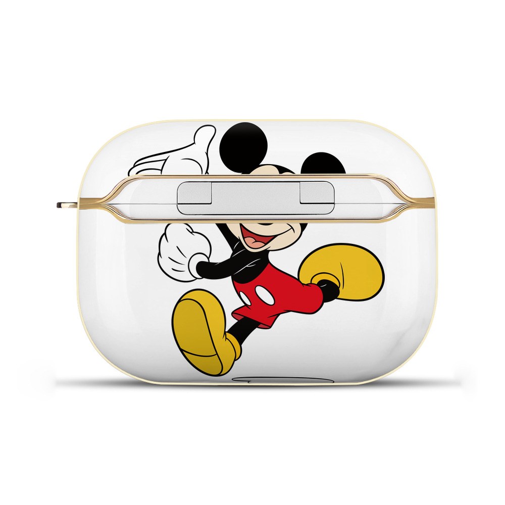 （画像用） ミッキーマウス Mickey Mouse 【AirPods Pro用】ハードシェル保護ケース｜耐衝撃・防指紋・カラビナ付き商品仕様