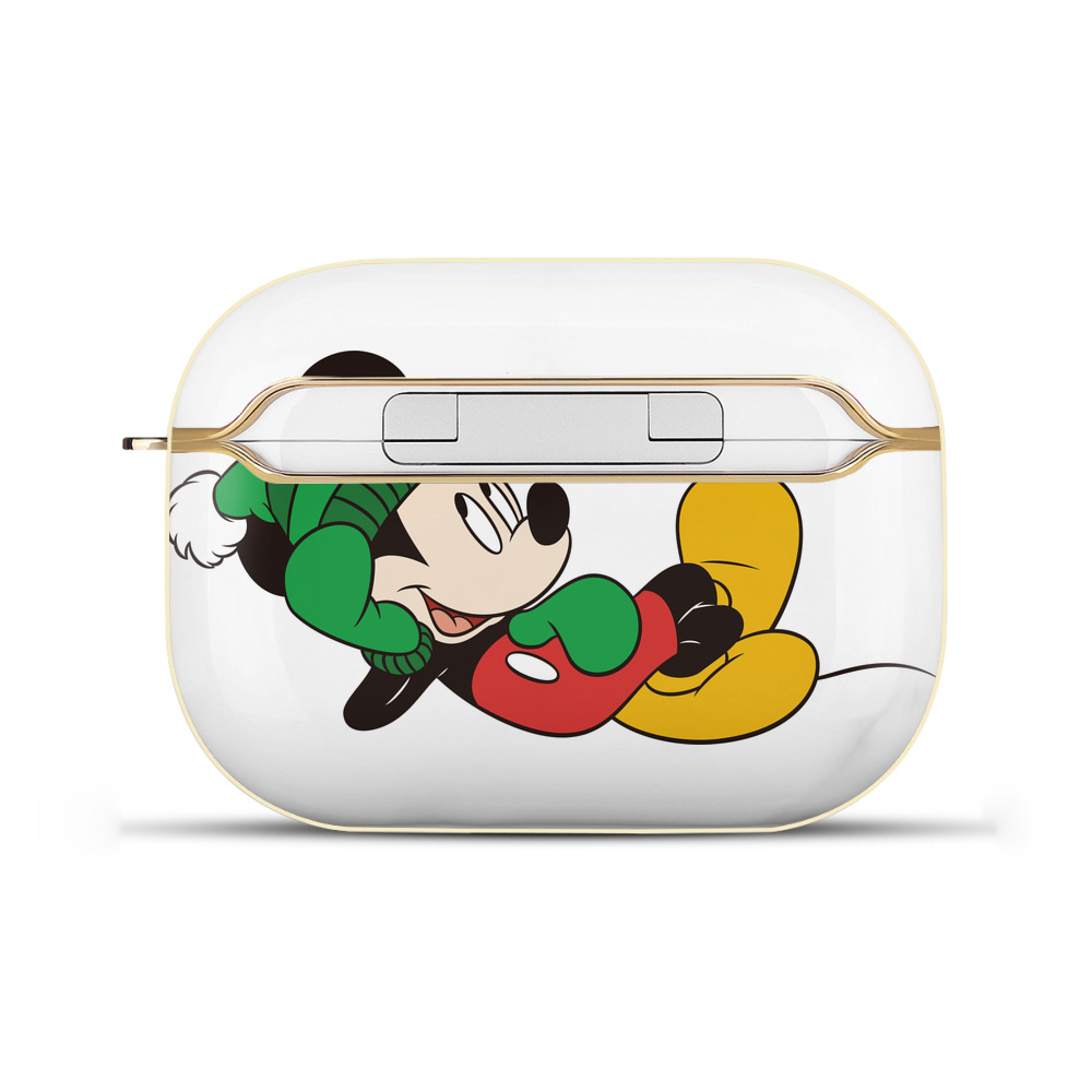 （画像用） ミッキーマウス Mickey Mouse 【AirPods Pro用】ハードシェル保護ケース｜耐衝撃・防指紋・カラビナ付き商品仕様