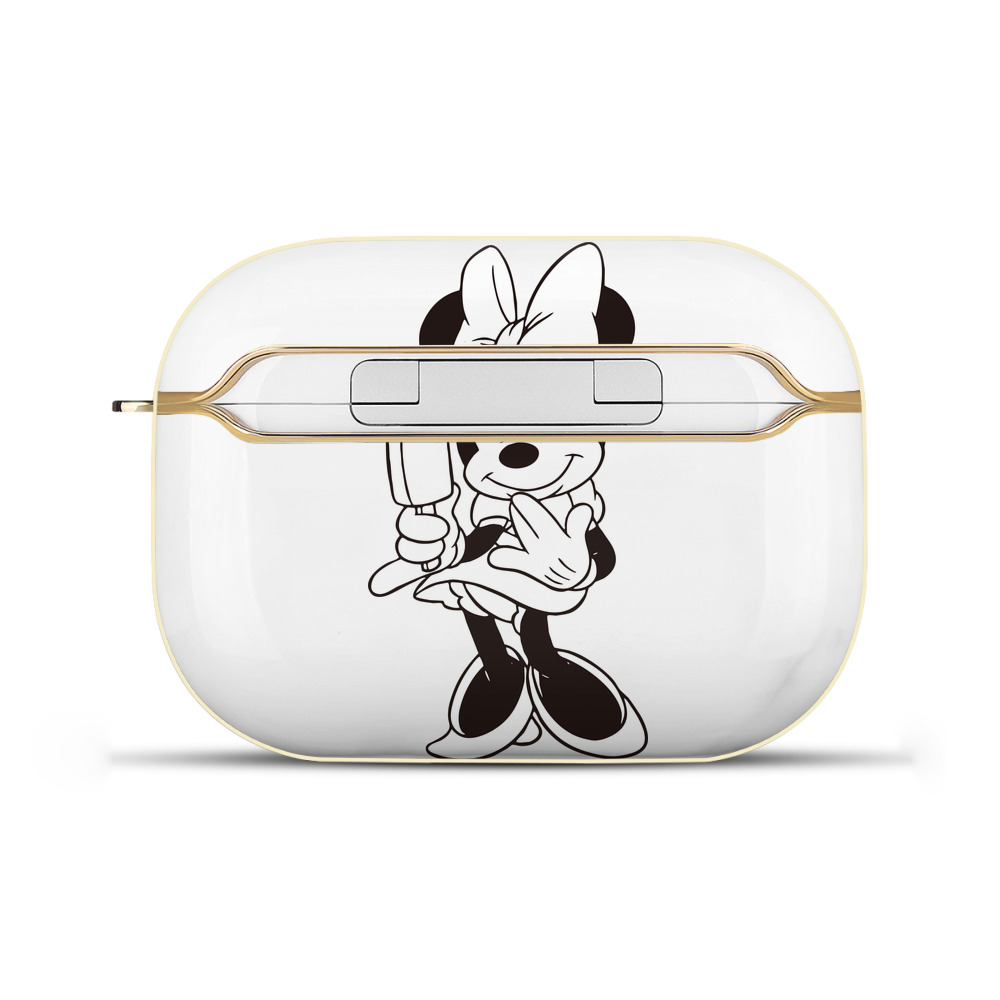 （画像用） ミッキーマウス Mickey Mouse 【AirPods Pro用】ハードシェル保護ケース｜耐衝撃・防指紋・カラビナ付き商品仕様