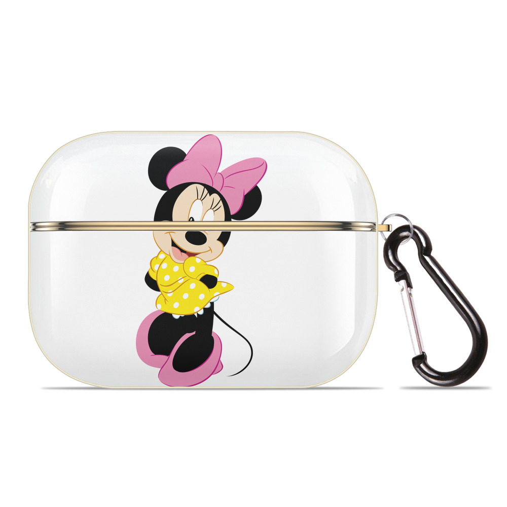 （画像用） ミッキーマウス Mickey Mouse 【AirPods Pro用】ハードシェル保護ケース｜耐衝撃・防指紋・カラビナ付き商品仕様