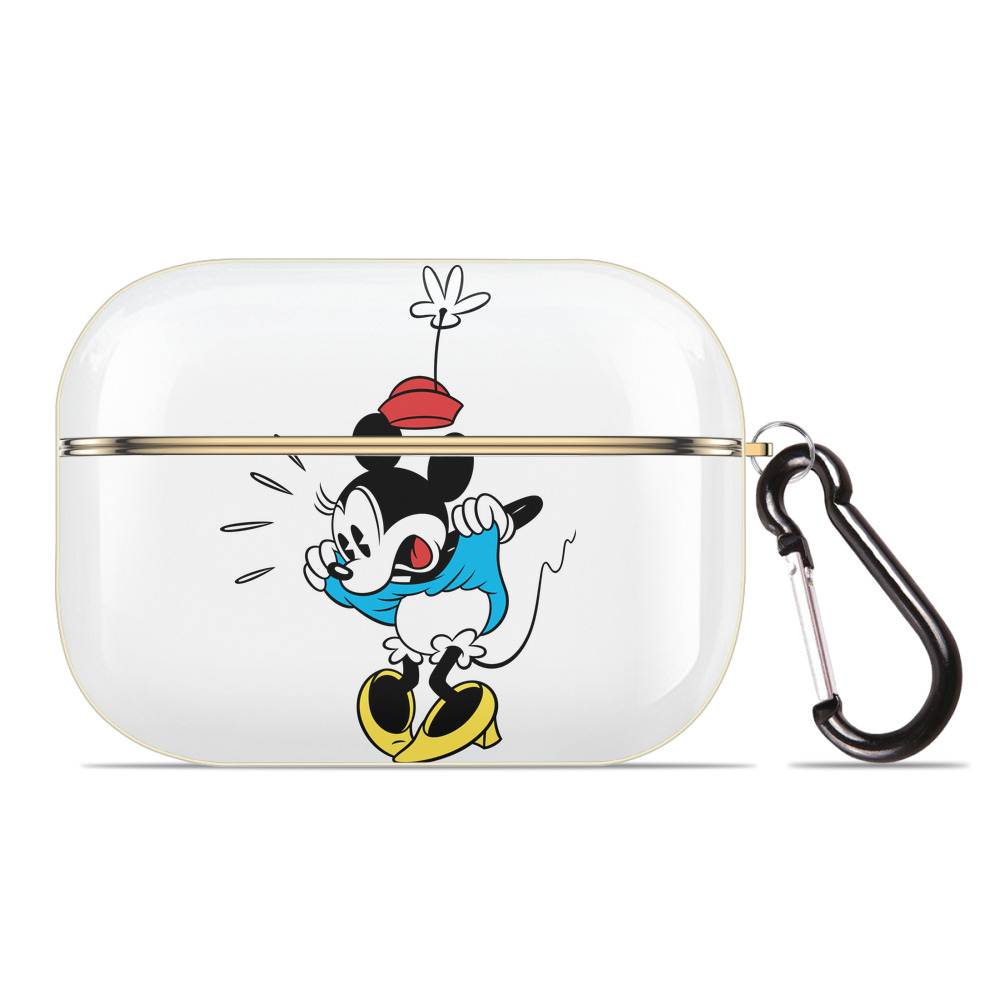 （画像用） ミッキーマウス Mickey Mouse 【AirPods Pro用】ハードシェル保護ケース｜耐衝撃・防指紋・カラビナ付き商品仕様