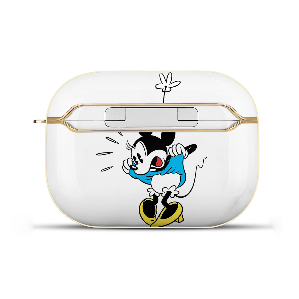 （画像用） ミッキーマウス Mickey Mouse 【AirPods Pro用】ハードシェル保護ケース｜耐衝撃・防指紋・カラビナ付き商品仕様