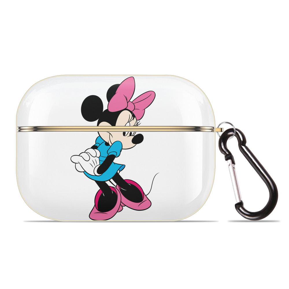 （画像用） ミッキーマウス Mickey Mouse 【AirPods Pro用】ハードシェル保護ケース｜耐衝撃・防指紋・カラビナ付き商品仕様