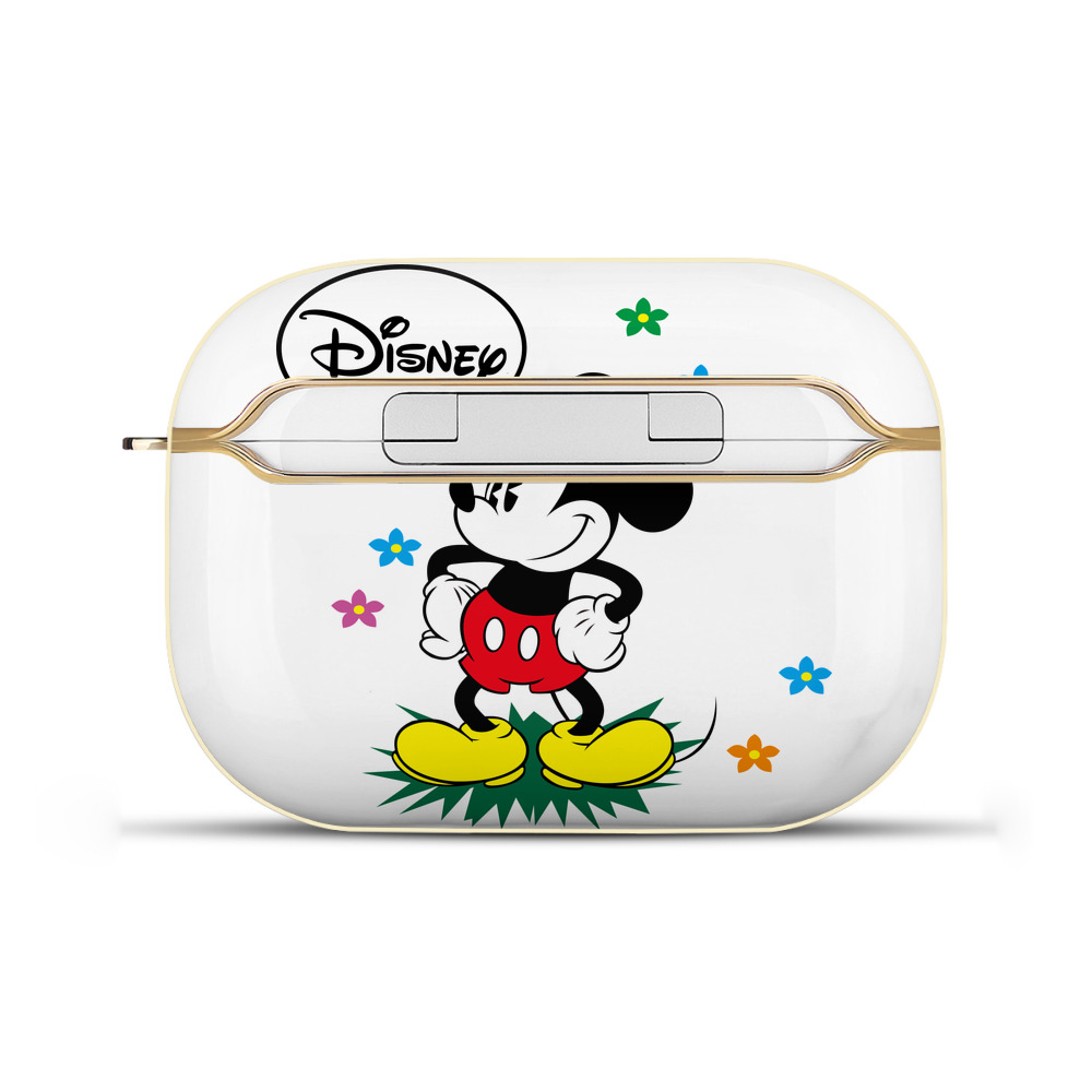 （画像用） ミッキーマウス Mickey Mouse 【AirPods Pro用】ハードシェル保護ケース｜耐衝撃・防指紋・カラビナ付き商品仕様
