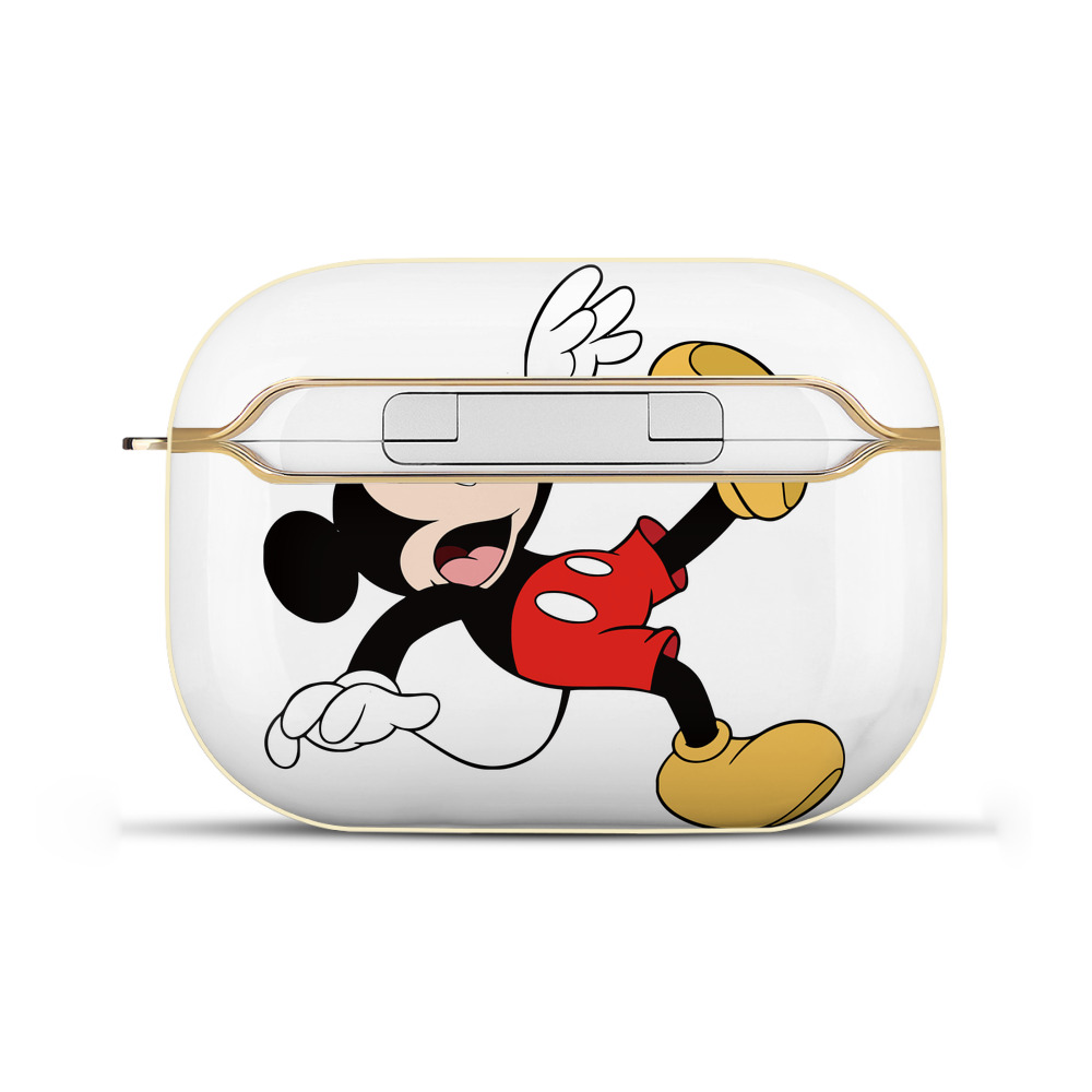 （画像用） ミッキーマウス Mickey Mouse 【AirPods Pro用】ハードシェル保護ケース｜耐衝撃・防指紋・カラビナ付き商品仕様