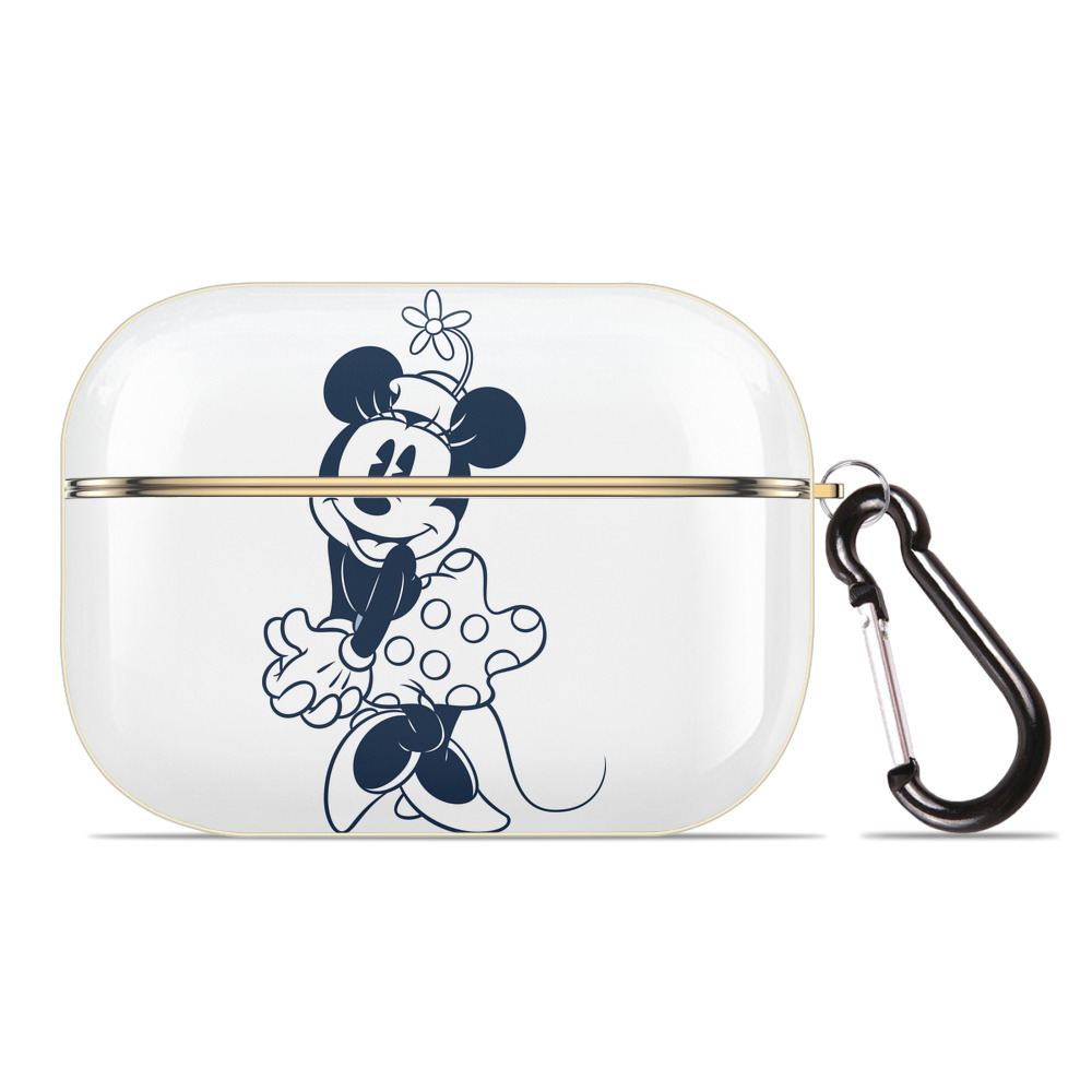 （画像用） ミッキーマウス Mickey Mouse 【AirPods Pro用】ハードシェル保護ケース｜耐衝撃・防指紋・カラビナ付き商品仕様