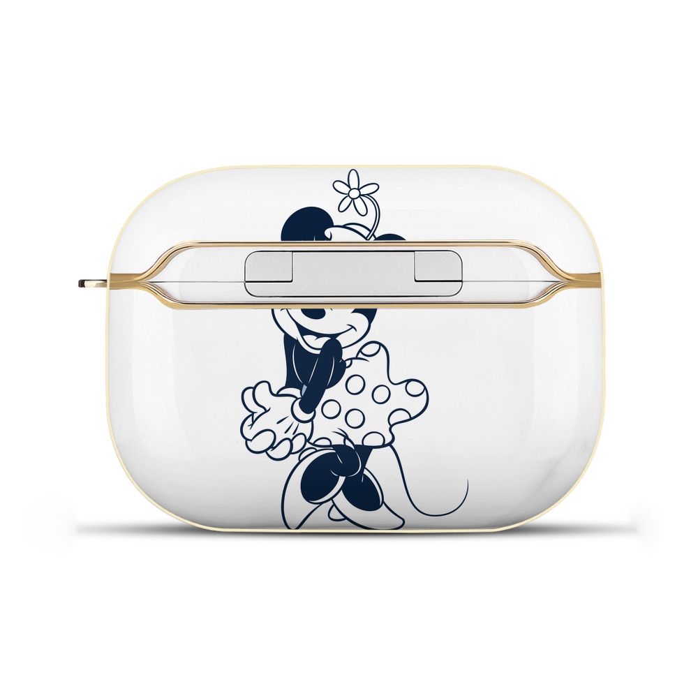 （画像用） ミッキーマウス Mickey Mouse 【AirPods Pro用】ハードシェル保護ケース｜耐衝撃・防指紋・カラビナ付き商品仕様