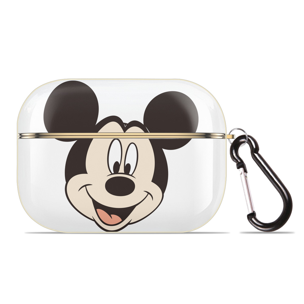 （画像用） ミッキーマウス Mickey Mouse 【AirPods Pro用】ハードシェル保護ケース｜耐衝撃・防指紋・カラビナ付き商品仕様