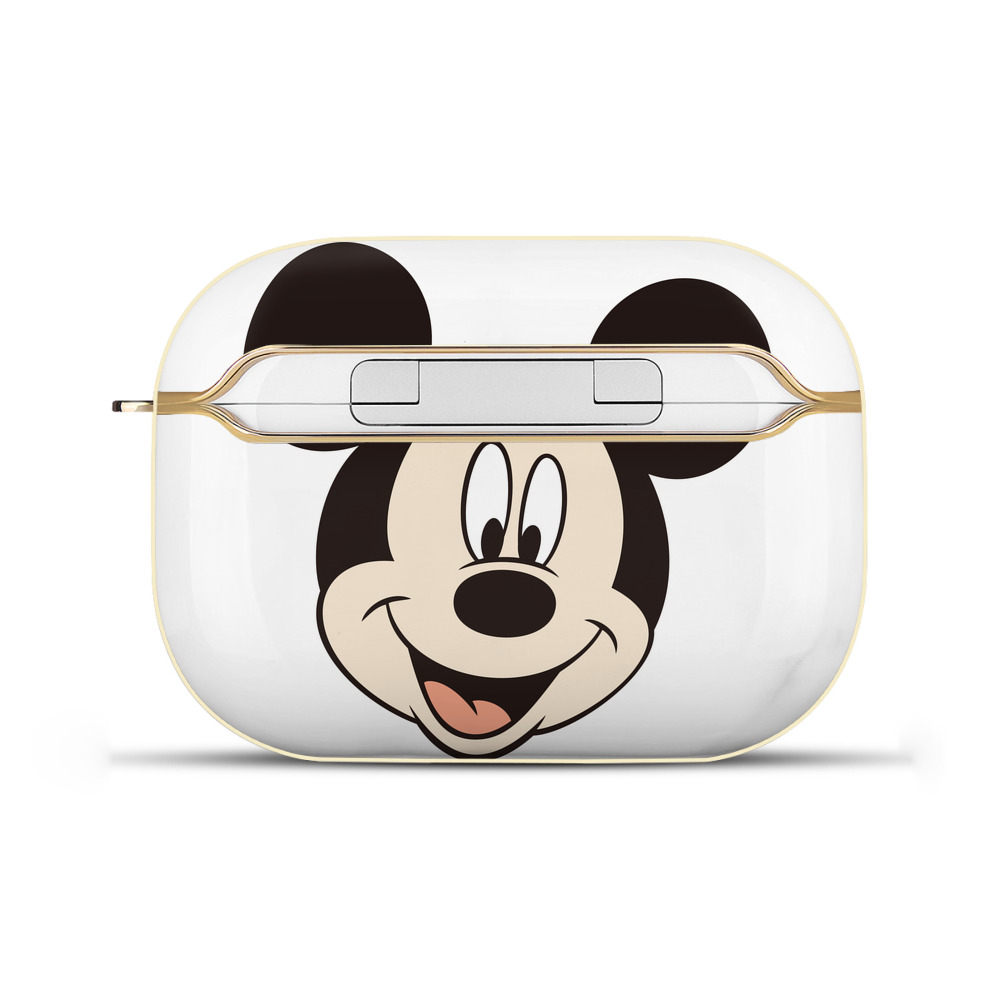 （画像用） ミッキーマウス Mickey Mouse 【AirPods Pro用】ハードシェル保護ケース｜耐衝撃・防指紋・カラビナ付き商品仕様
