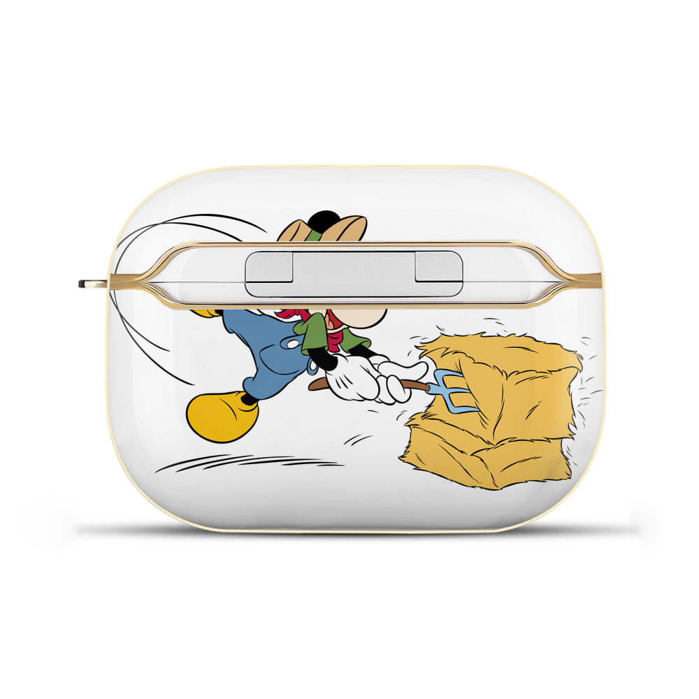 （画像用） ミッキーマウス Mickey Mouse 【AirPods Pro用】ハードシェル保護ケース｜耐衝撃・防指紋・カラビナ付き商品仕様