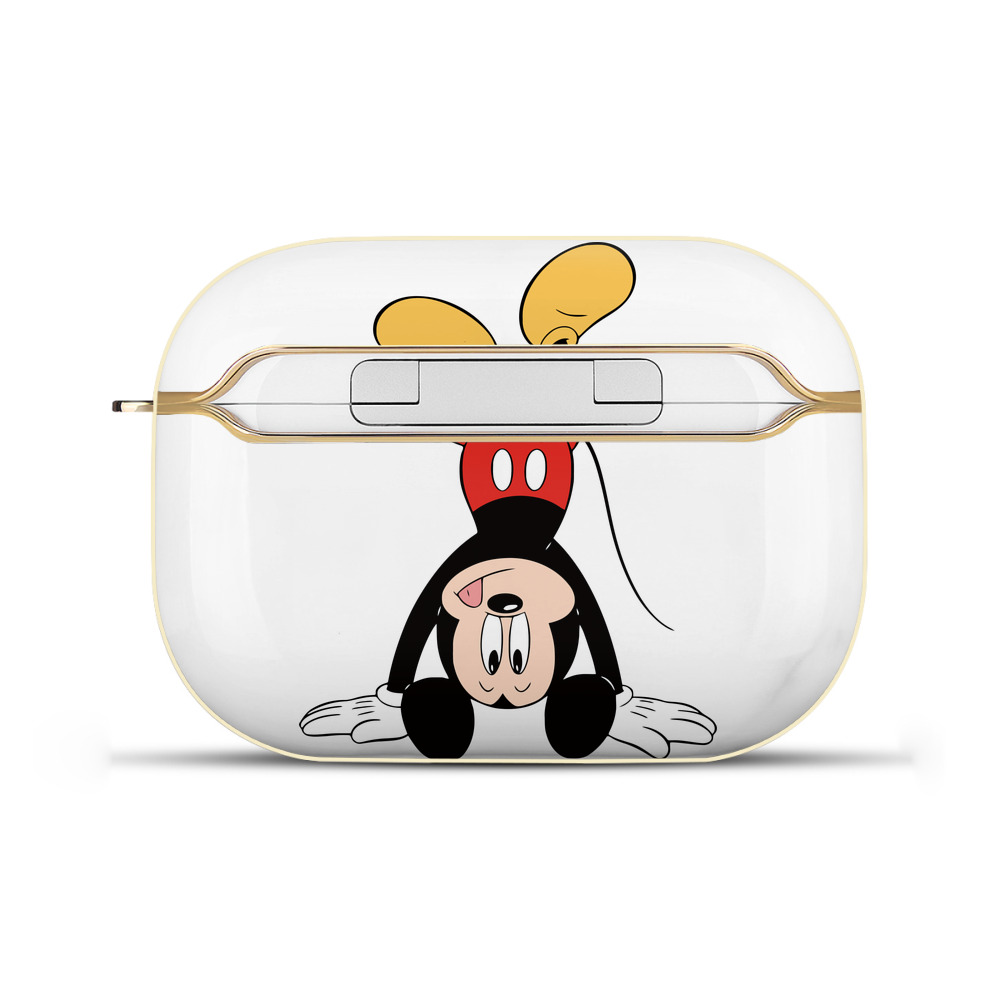 （画像用） ミッキーマウス Mickey Mouse 【AirPods Pro用】ハードシェル保護ケース｜耐衝撃・防指紋・カラビナ付き商品仕様