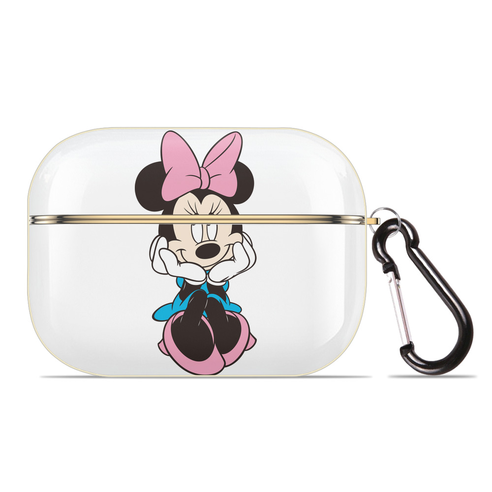 （画像用） ミッキーマウス Mickey Mouse 【AirPods Pro用】ハードシェル保護ケース｜耐衝撃・防指紋・カラビナ付き商品仕様