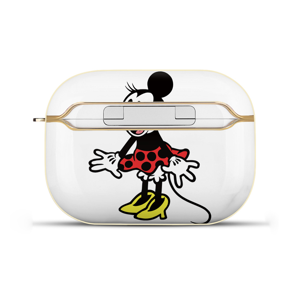 （画像用） ミッキーマウス Mickey Mouse 【AirPods Pro用】ハードシェル保護ケース｜耐衝撃・防指紋・カラビナ付き商品仕様