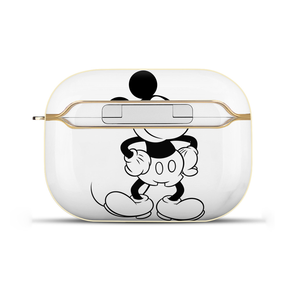 （画像用） ミッキーマウス Mickey Mouse 【AirPods Pro用】ハードシェル保護ケース｜耐衝撃・防指紋・カラビナ付き商品仕様
