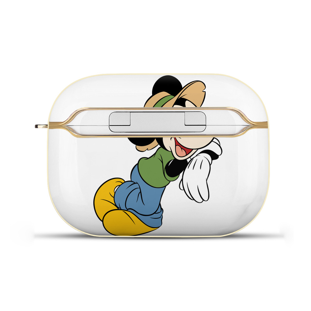 （画像用） ミッキーマウス Mickey Mouse 【AirPods Pro用】ハードシェル保護ケース｜耐衝撃・防指紋・カラビナ付き商品仕様