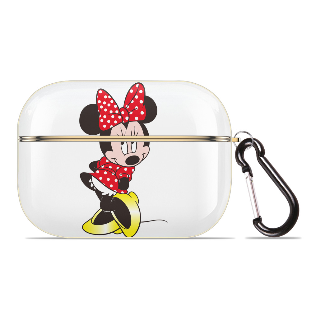 （画像用） ミッキーマウス Mickey Mouse 【AirPods Pro用】ハードシェル保護ケース｜耐衝撃・防指紋・カラビナ付き商品仕様