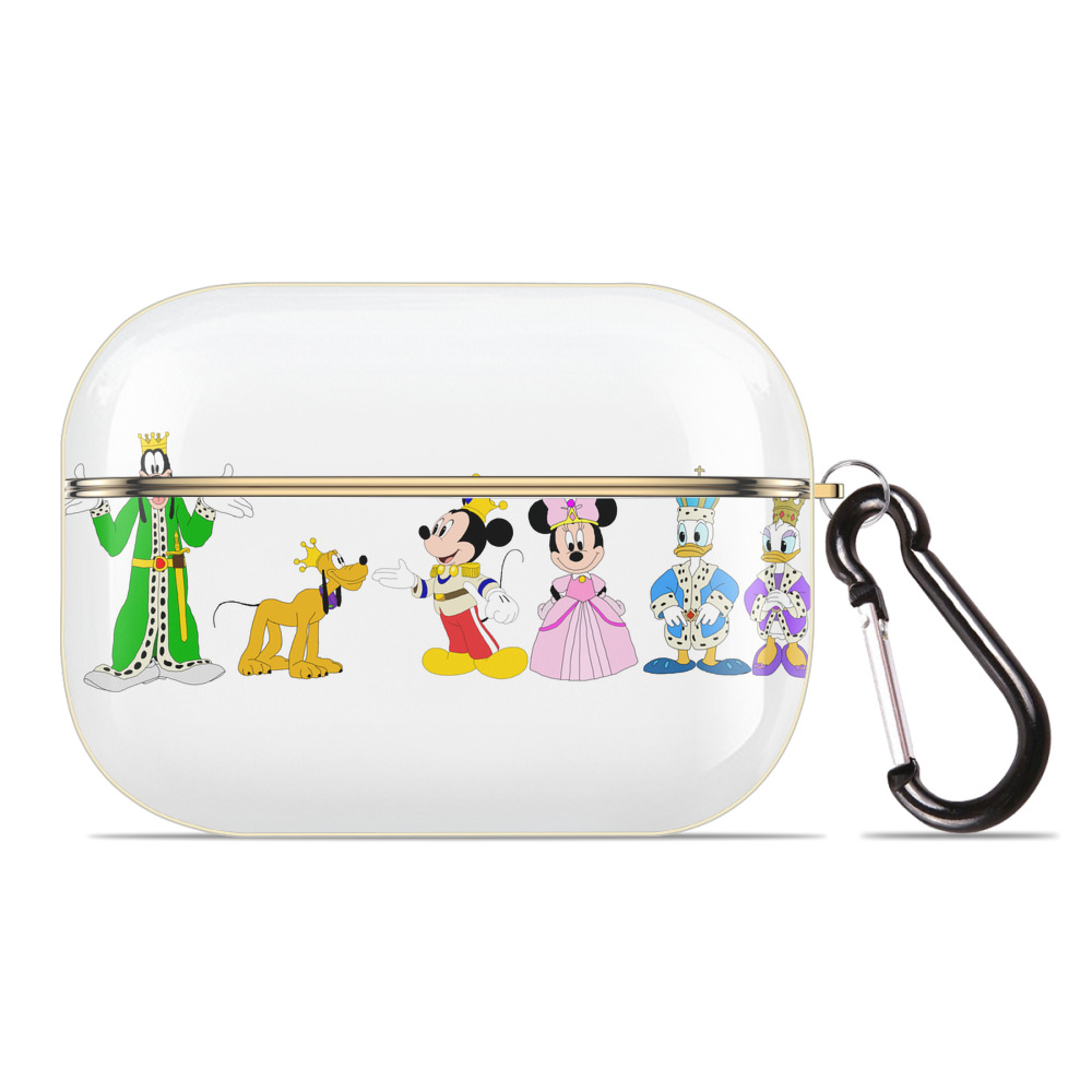 （画像用） ミッキーマウス Mickey Mouse 【AirPods Pro用】ハードシェル保護ケース｜耐衝撃・防指紋・カラビナ付き商品仕様