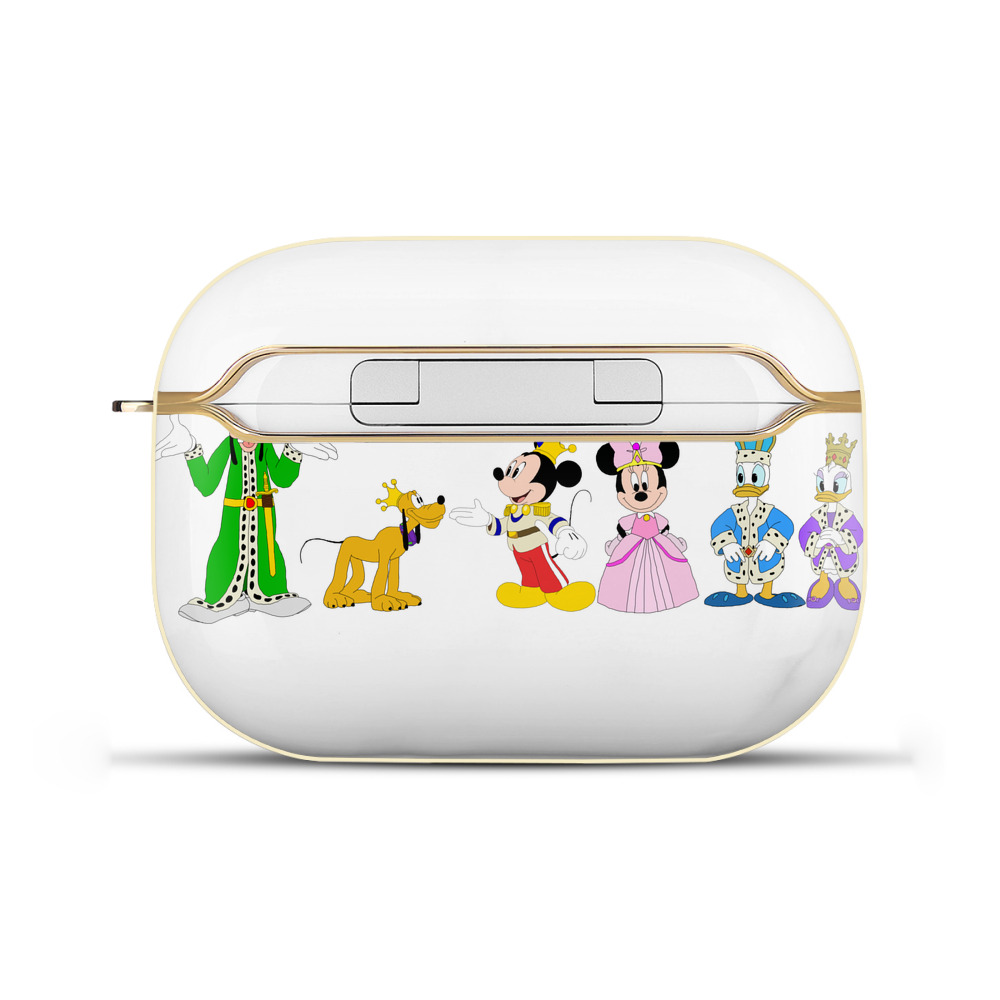 （画像用） ミッキーマウス Mickey Mouse 【AirPods Pro用】ハードシェル保護ケース｜耐衝撃・防指紋・カラビナ付き商品仕様