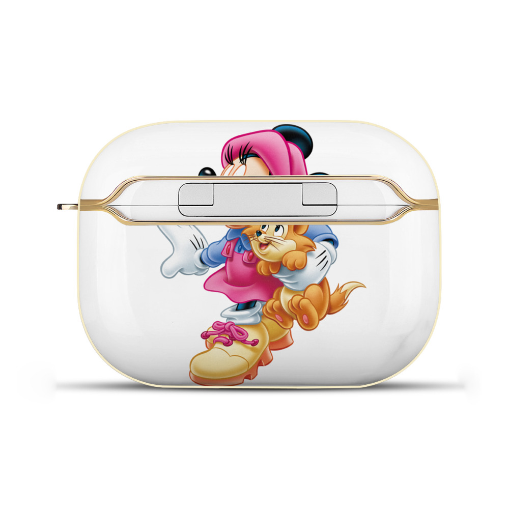 （画像用） ミッキーマウス Mickey Mouse 【AirPods Pro用】ハードシェル保護ケース｜耐衝撃・防指紋・カラビナ付き商品仕様