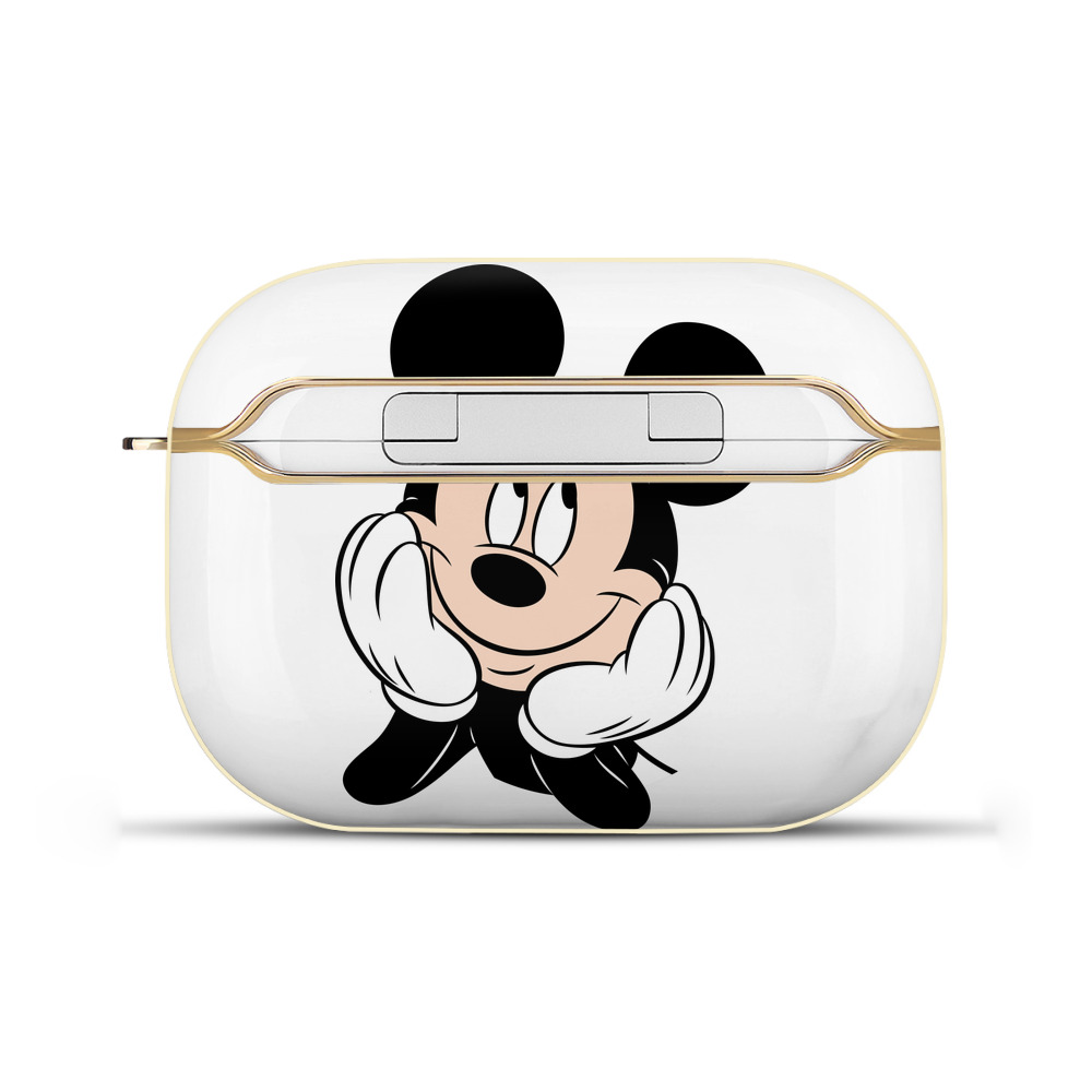 （画像用） ミッキーマウス Mickey Mouse 【AirPods Pro用】ハードシェル保護ケース｜耐衝撃・防指紋・カラビナ付き商品仕様