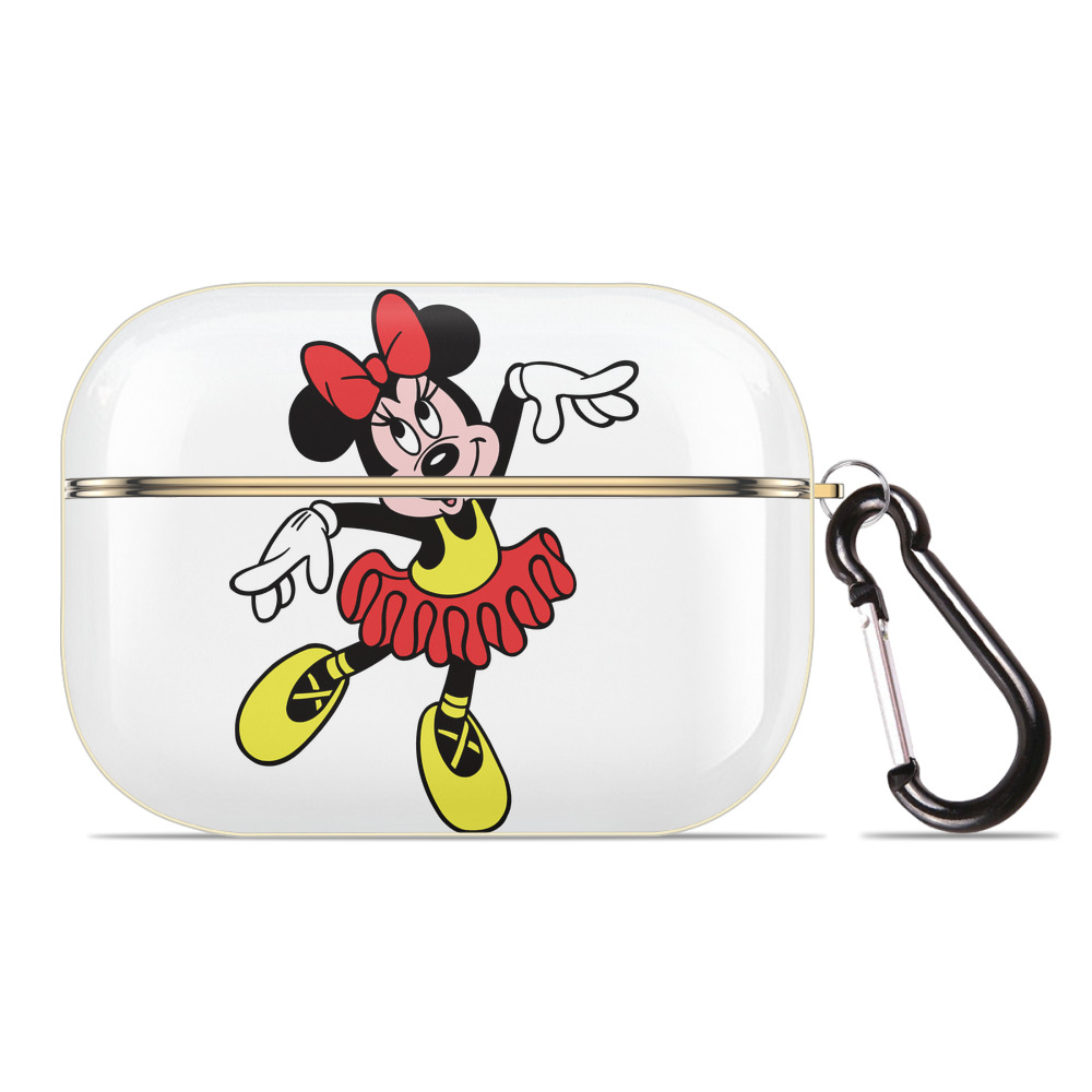 （画像用） ミッキーマウス Mickey Mouse 【AirPods Pro用】ハードシェル保護ケース｜耐衝撃・防指紋・カラビナ付き商品仕様