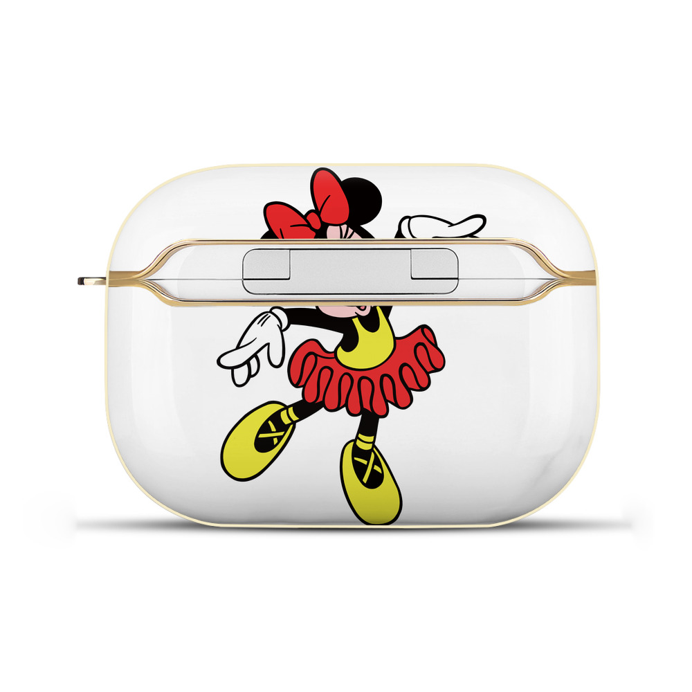 （画像用） ミッキーマウス Mickey Mouse 【AirPods Pro用】ハードシェル保護ケース｜耐衝撃・防指紋・カラビナ付き商品仕様
