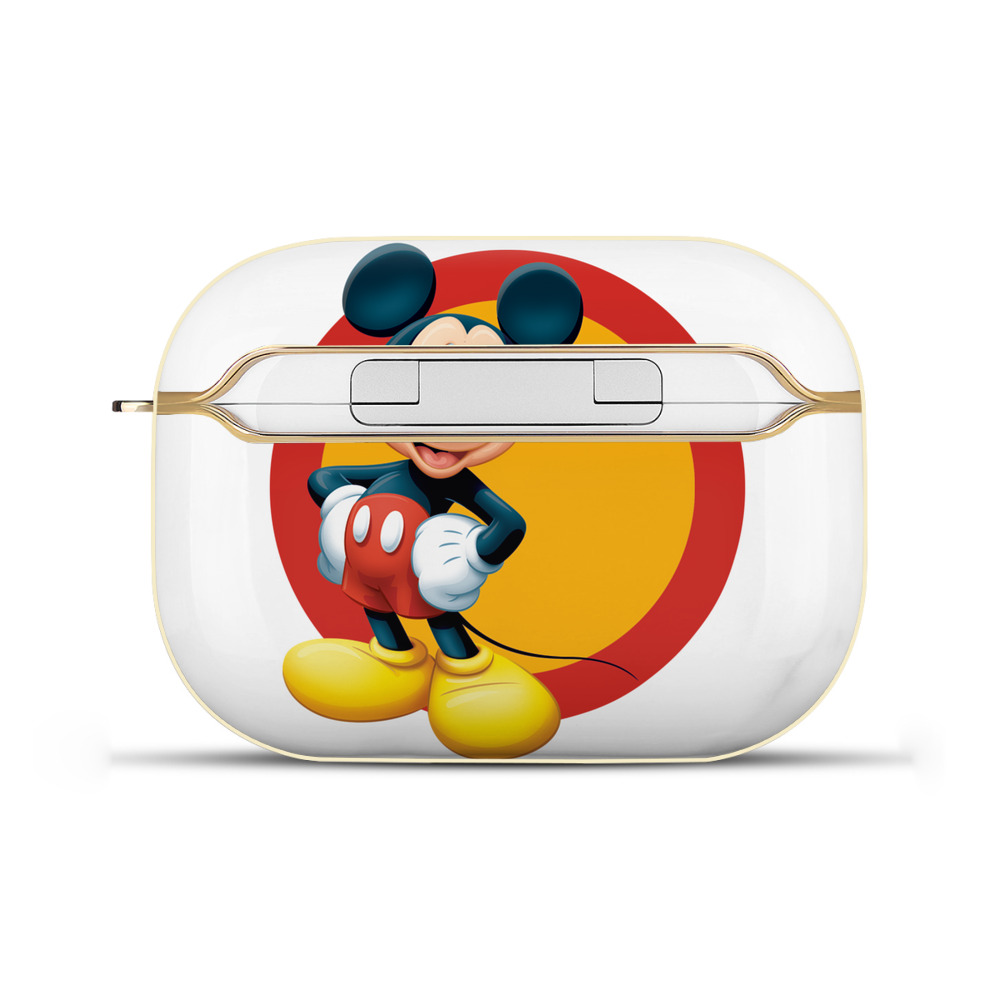 （画像用） ミッキーマウス Mickey Mouse 【AirPods Pro用】ハードシェル保護ケース｜耐衝撃・防指紋・カラビナ付き商品仕様