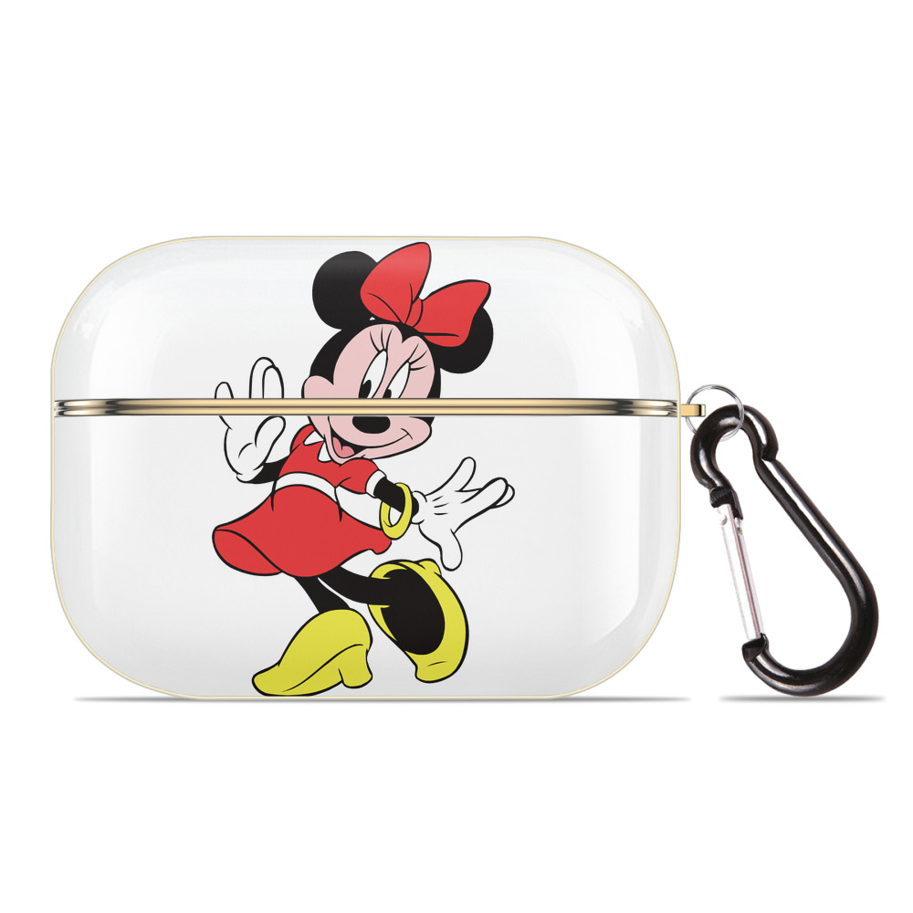 （画像用） ミッキーマウス Mickey Mouse 【AirPods Pro用】ハードシェル保護ケース｜耐衝撃・防指紋・カラビナ付き商品仕様