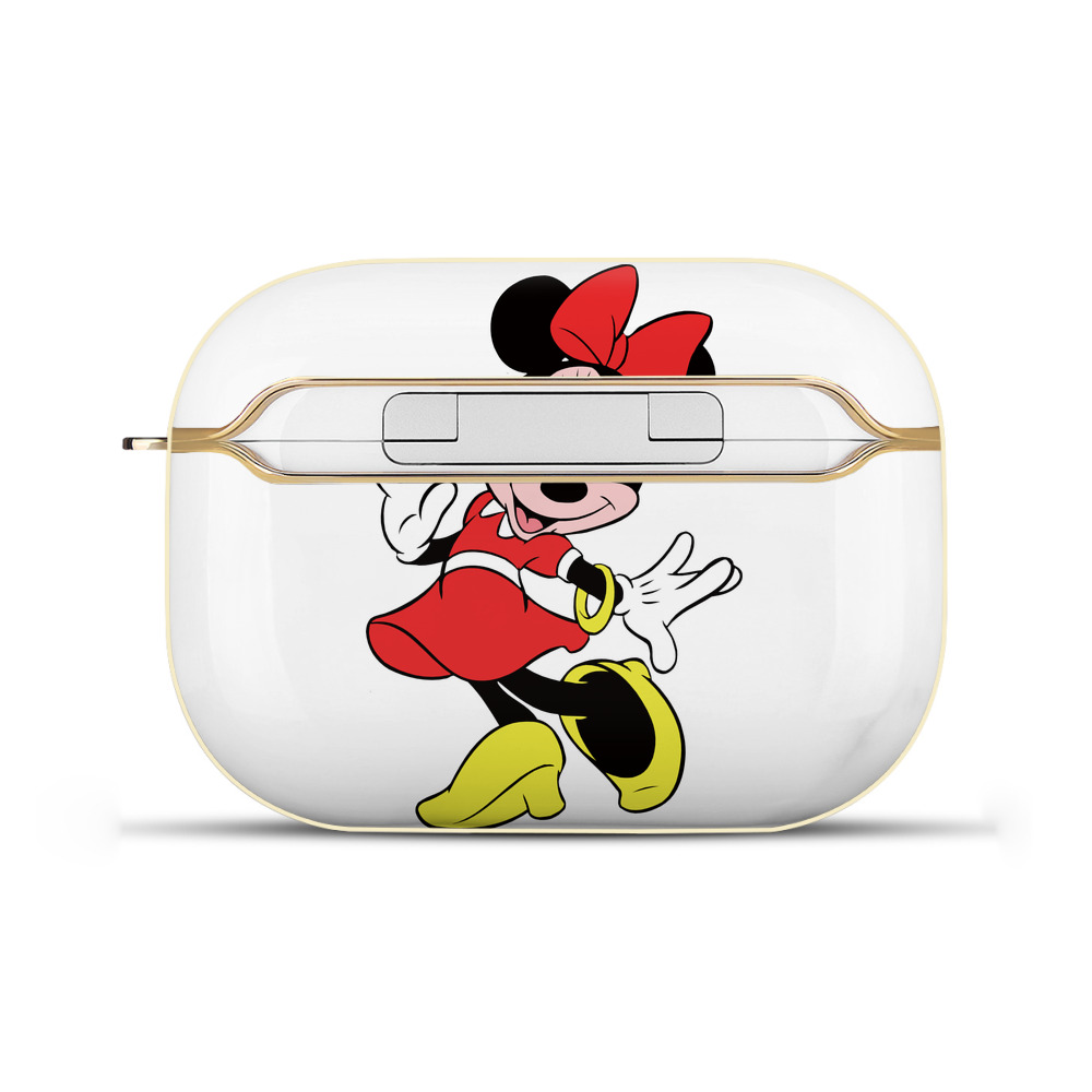 （画像用） ミッキーマウス Mickey Mouse 【AirPods Pro用】ハードシェル保護ケース｜耐衝撃・防指紋・カラビナ付き商品仕様