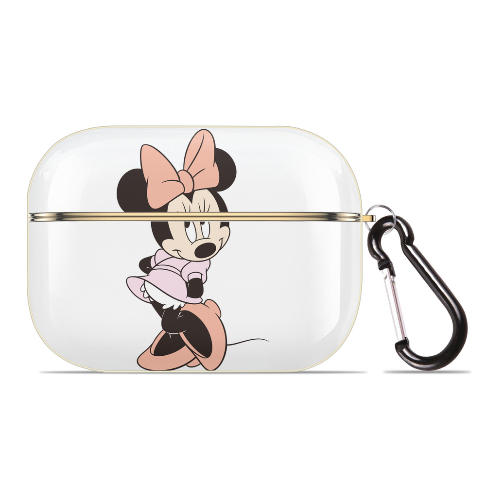 （画像用） ミッキーマウス Mickey Mouse 【AirPods Pro用】ハードシェル保護ケース｜耐衝撃・防指紋・カラビナ付き商品仕様