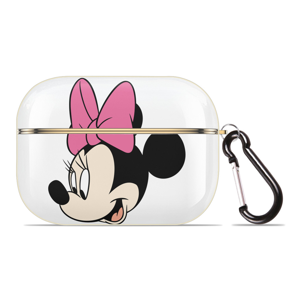 （画像用） ミッキーマウス Mickey Mouse 【AirPods Pro用】ハードシェル保護ケース｜耐衝撃・防指紋・カラビナ付き商品仕様
