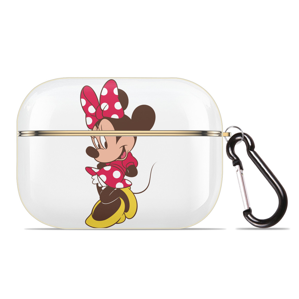 （画像用） ミッキーマウス Mickey Mouse 【AirPods Pro用】ハードシェル保護ケース｜耐衝撃・防指紋・カラビナ付き商品仕様
