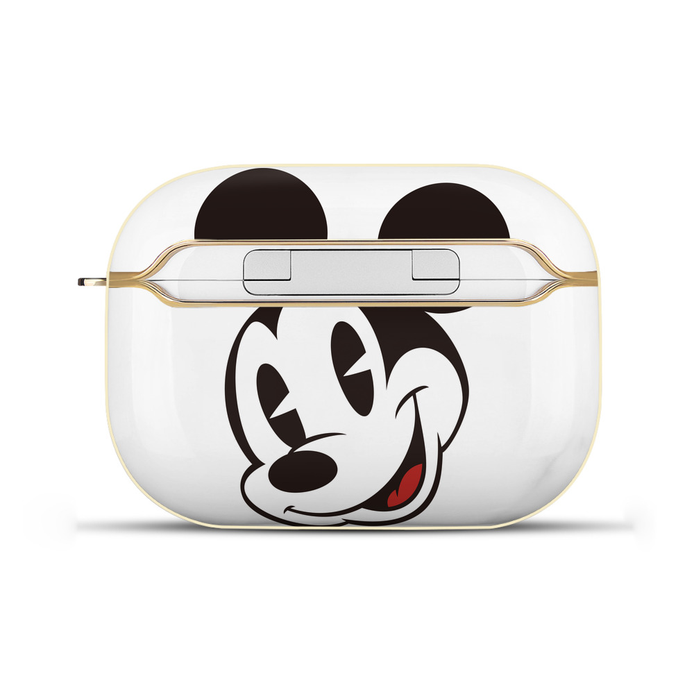 （画像用） ミッキーマウス Mickey Mouse 【AirPods Pro用】ハードシェル保護ケース｜耐衝撃・防指紋・カラビナ付き商品仕様