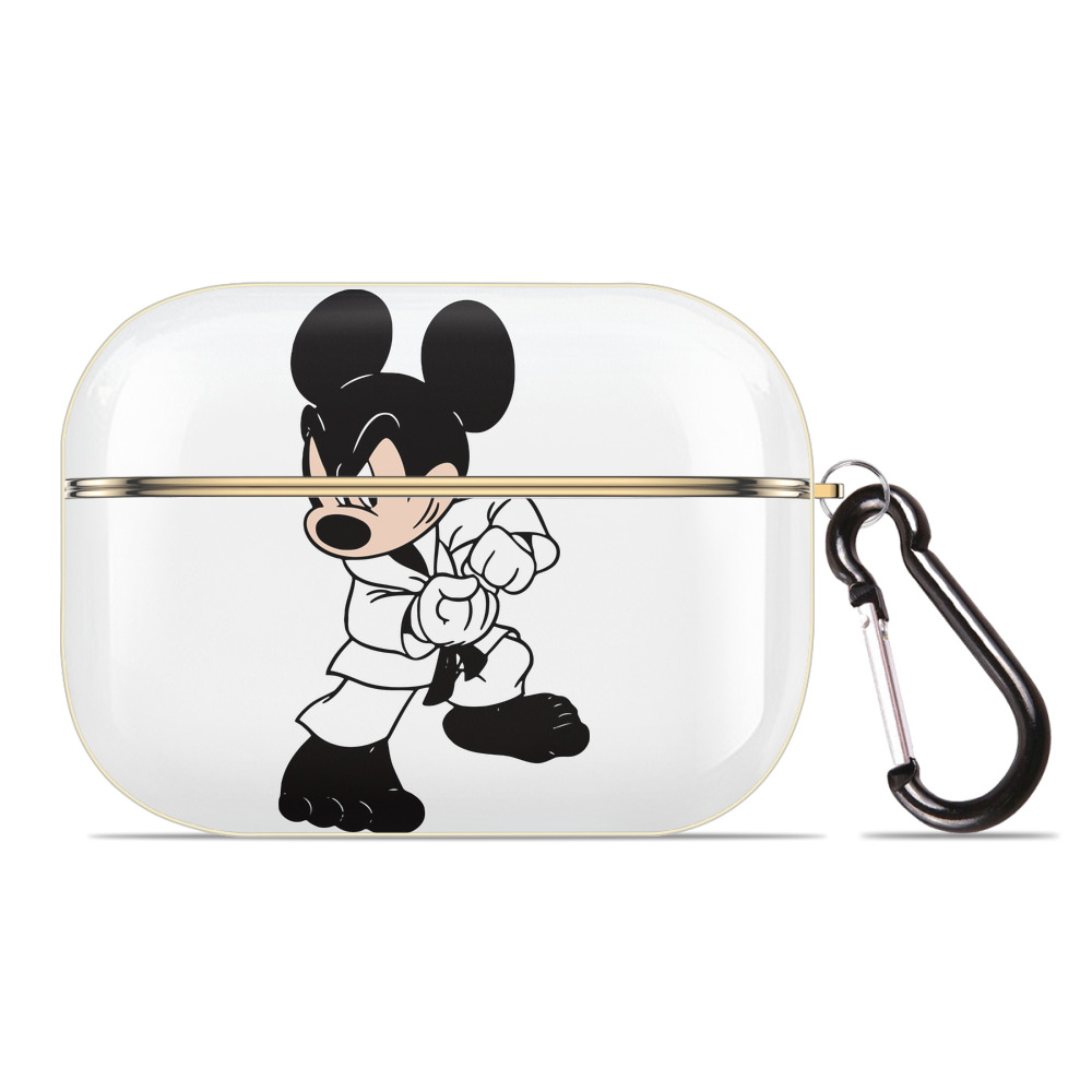 （画像用） ミッキーマウス Mickey Mouse 【AirPods Pro用】ハードシェル保護ケース｜耐衝撃・防指紋・カラビナ付き商品仕様