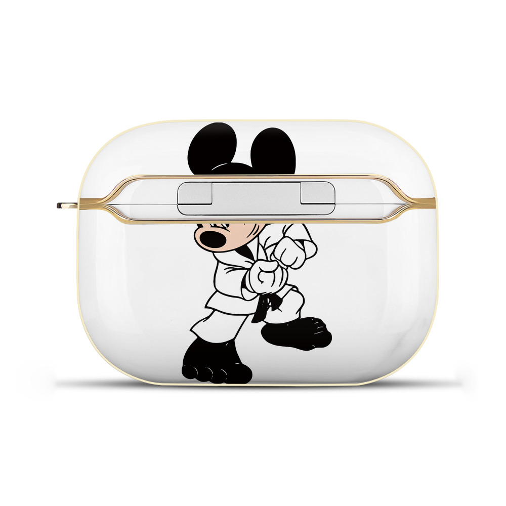 （画像用） ミッキーマウス Mickey Mouse 【AirPods Pro用】ハードシェル保護ケース｜耐衝撃・防指紋・カラビナ付き商品仕様