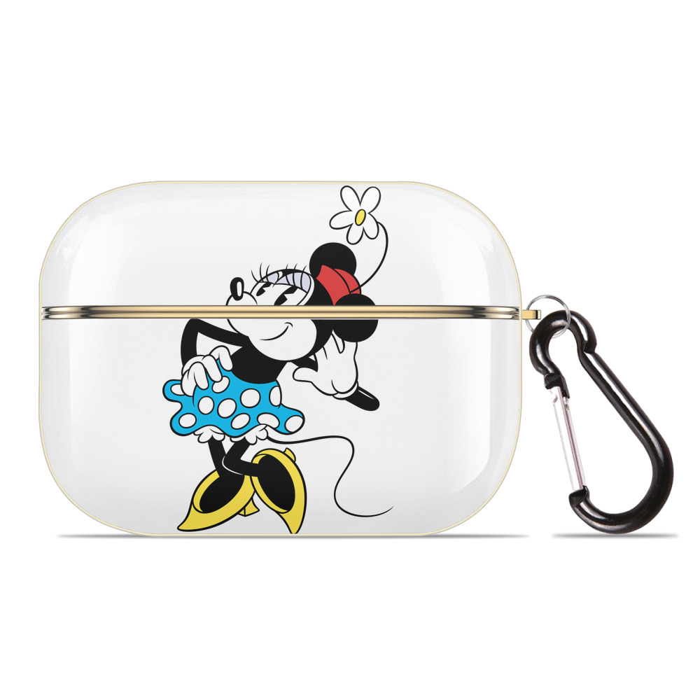 （画像用） ミッキーマウス Mickey Mouse 【AirPods Pro用】ハードシェル保護ケース｜耐衝撃・防指紋・カラビナ付き商品仕様