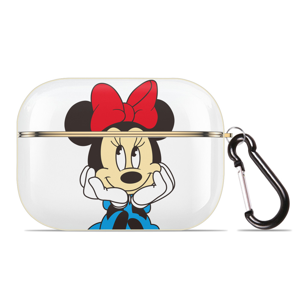 （画像用） ミッキーマウス Mickey Mouse 【AirPods Pro用】ハードシェル保護ケース｜耐衝撃・防指紋・カラビナ付き商品仕様