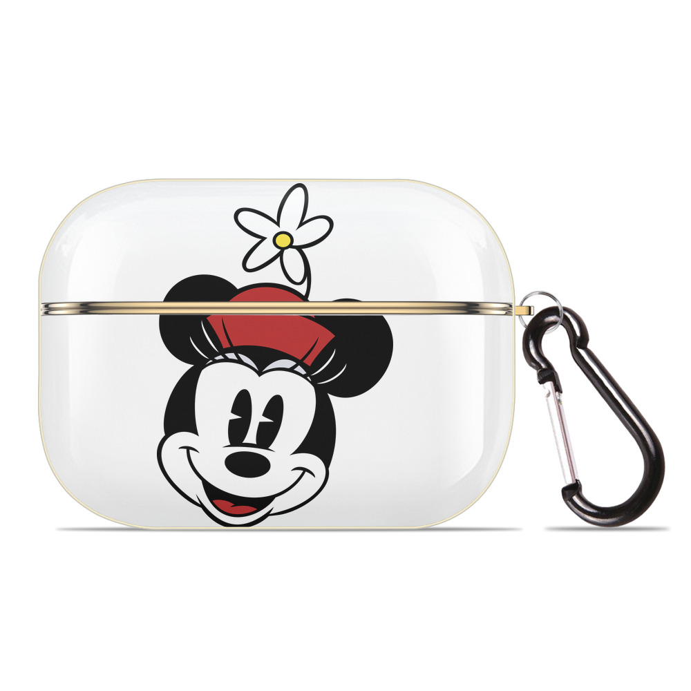 （画像用） ミッキーマウス Mickey Mouse 【AirPods Pro用】ハードシェル保護ケース｜耐衝撃・防指紋・カラビナ付き商品仕様
