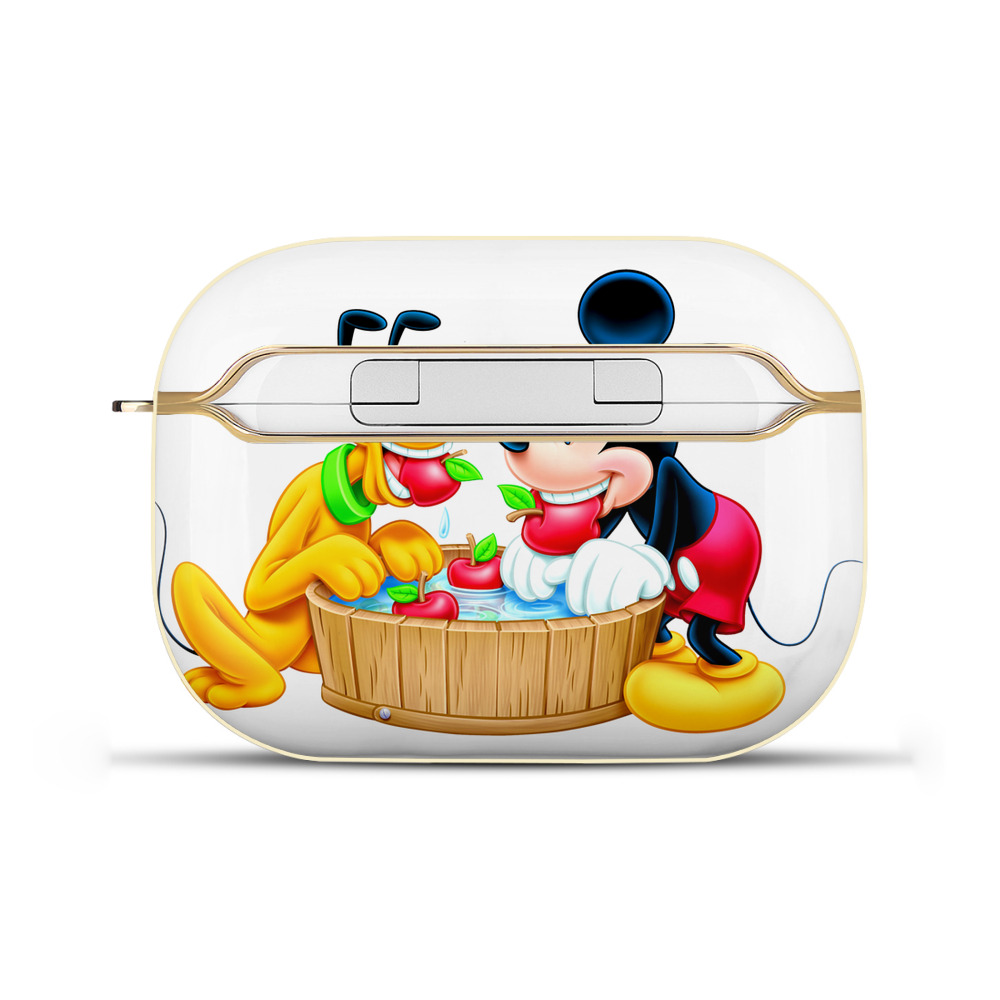 （画像用） ミッキーマウス Mickey Mouse 【AirPods Pro用】ハードシェル保護ケース｜耐衝撃・防指紋・カラビナ付き商品仕様