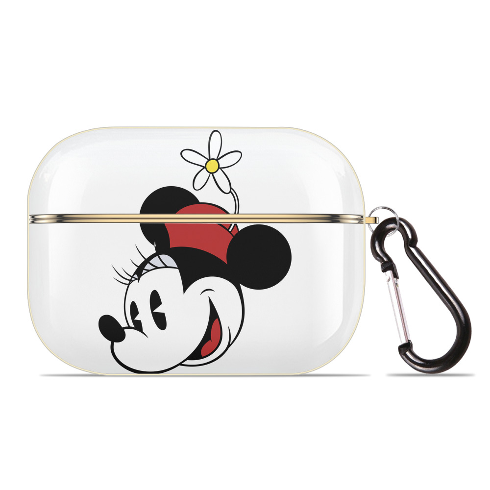 （画像用） ミッキーマウス Mickey Mouse 【AirPods Pro用】ハードシェル保護ケース｜耐衝撃・防指紋・カラビナ付き商品仕様