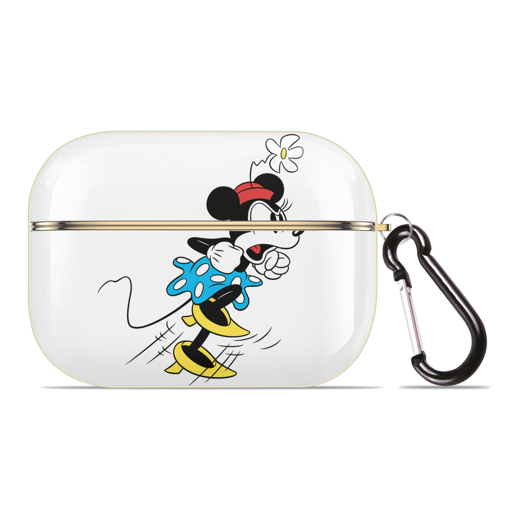 （画像用） ミッキーマウス Mickey Mouse 【AirPods Pro用】ハードシェル保護ケース｜耐衝撃・防指紋・カラビナ付き商品仕様