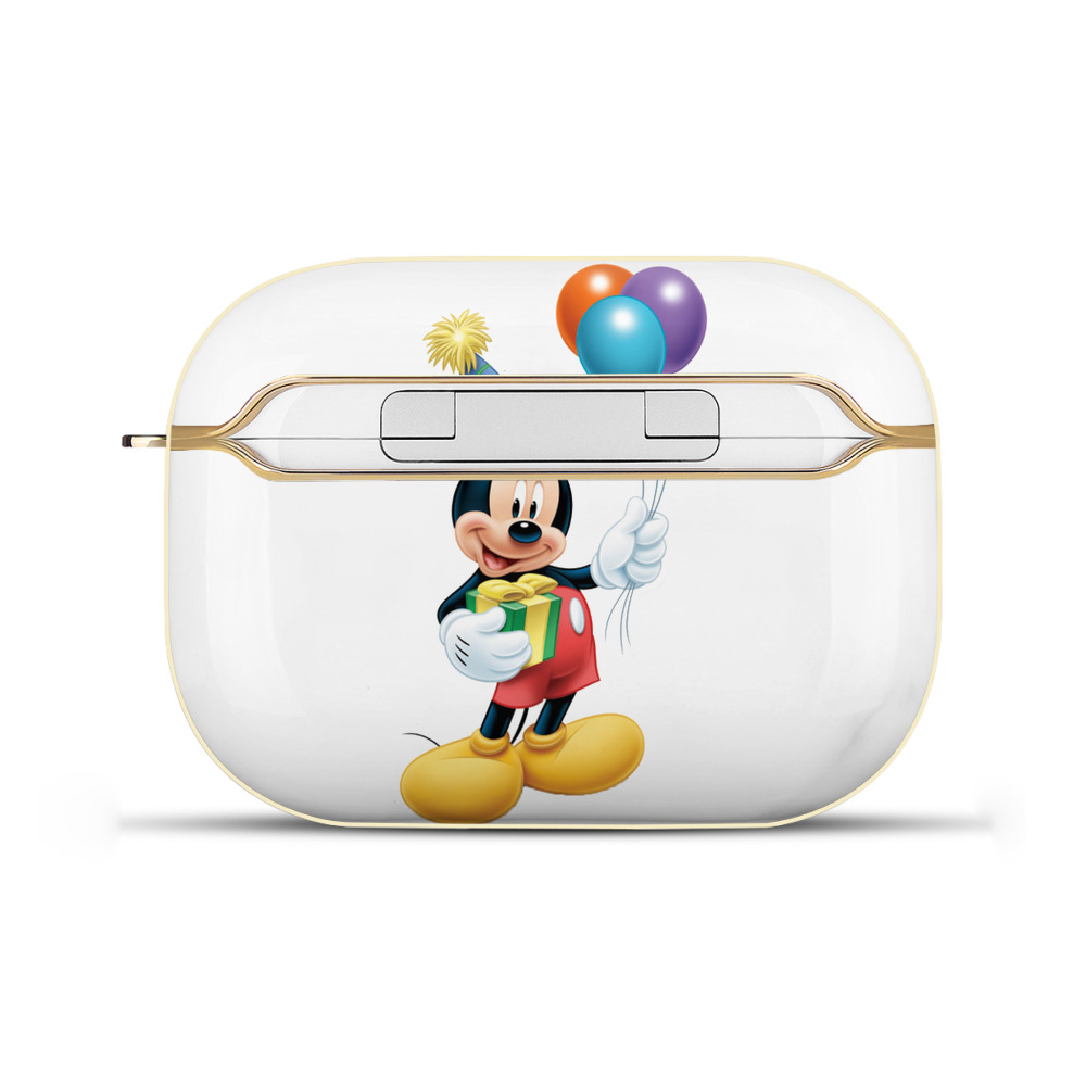 （画像用） ミッキーマウス Mickey Mouse 【AirPods Pro用】ハードシェル保護ケース｜耐衝撃・防指紋・カラビナ付き商品仕様