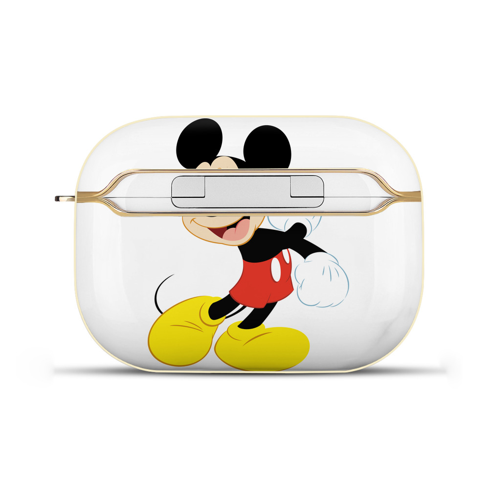 （画像用） ミッキーマウス Mickey Mouse 【AirPods Pro用】ハードシェル保護ケース｜耐衝撃・防指紋・カラビナ付き商品仕様