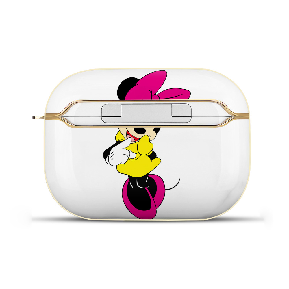 （画像用） ミッキーマウス Mickey Mouse 【AirPods Pro用】ハードシェル保護ケース｜耐衝撃・防指紋・カラビナ付き商品仕様