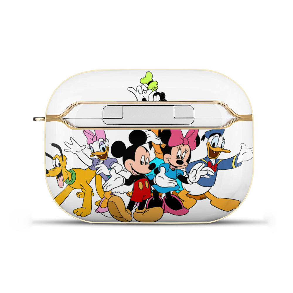 （画像用） ミッキーマウス Mickey Mouse 【AirPods Pro用】ハードシェル保護ケース｜耐衝撃・防指紋・カラビナ付き商品仕様