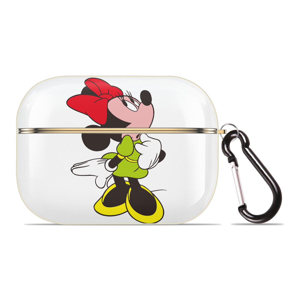 （画像用） ミッキーマウス Mickey Mouse 【AirPods Pro用】ハードシェル保護ケース｜耐衝撃・防指紋・カラビナ付き商品仕様
