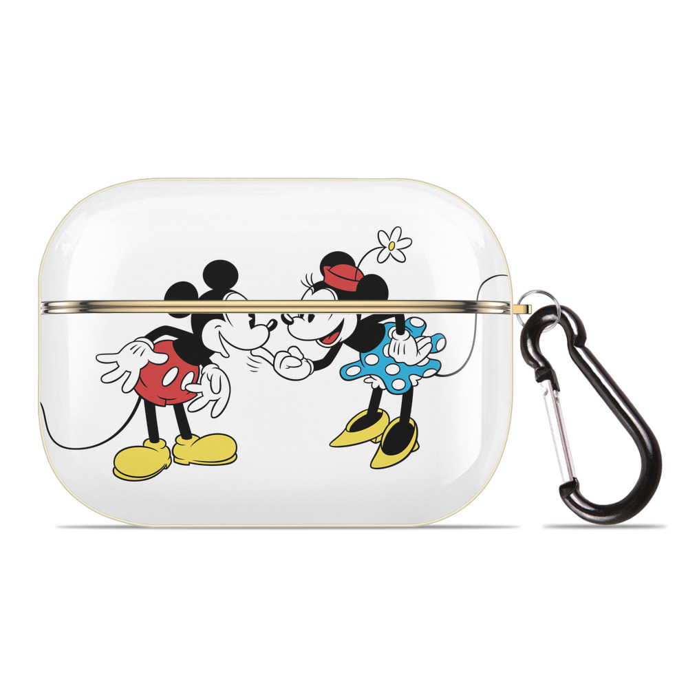 （画像用） ミッキーマウス Mickey Mouse 【AirPods Pro用】ハードシェル保護ケース｜耐衝撃・防指紋・カラビナ付き商品仕様