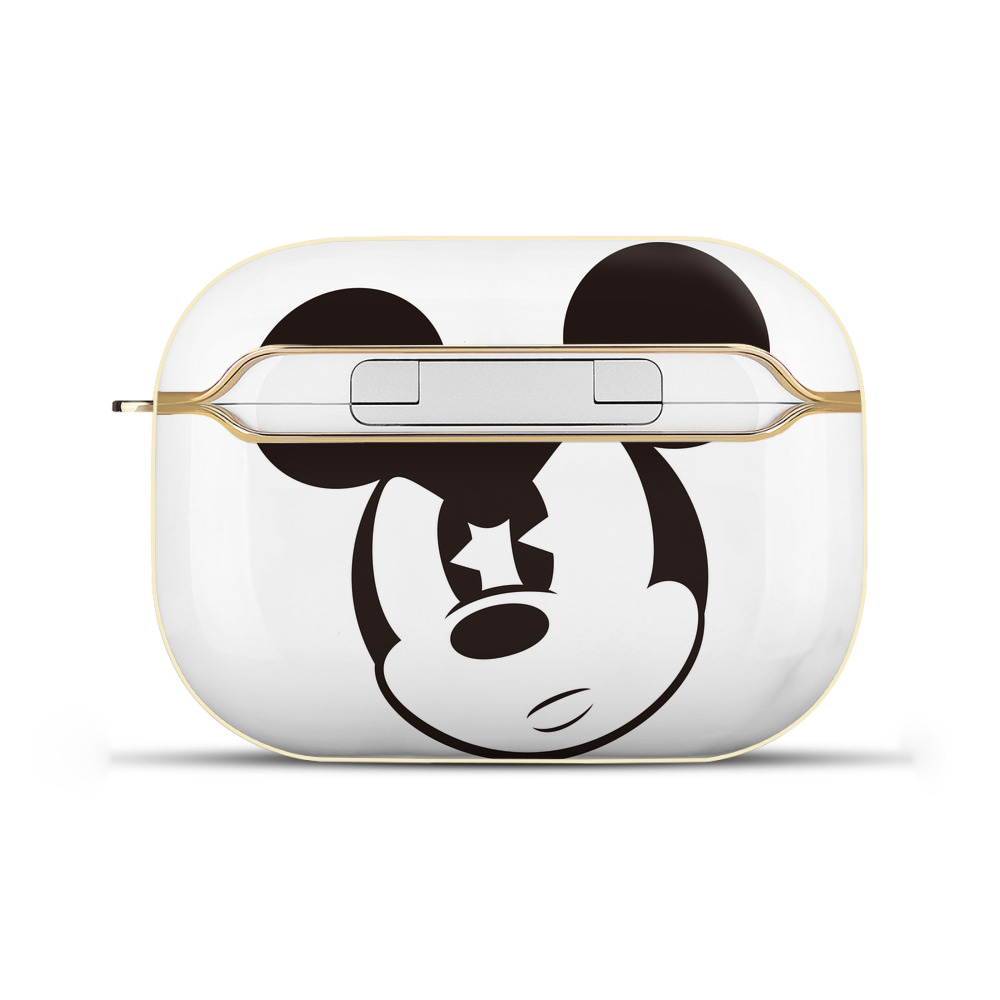 （画像用） ミッキーマウス Mickey Mouse 【AirPods Pro用】ハードシェル保護ケース｜耐衝撃・防指紋・カラビナ付き商品仕様
