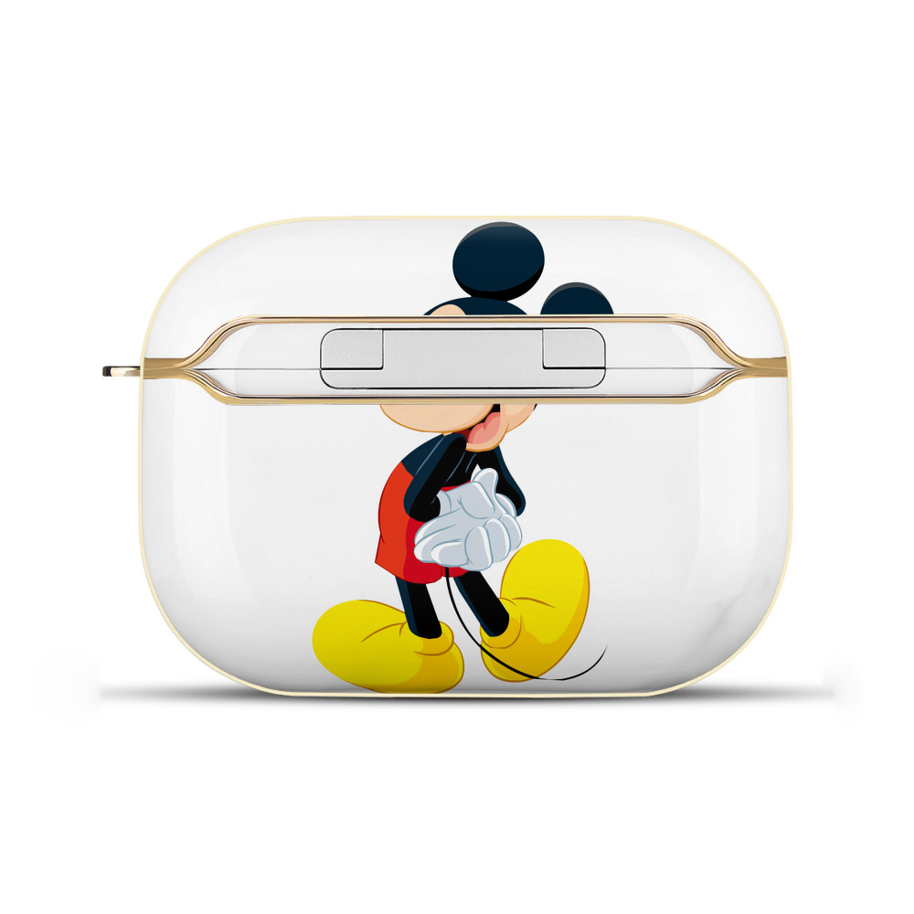 （画像用） ミッキーマウス Mickey Mouse 【AirPods Pro用】ハードシェル保護ケース｜耐衝撃・防指紋・カラビナ付き商品仕様